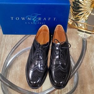 Leather men shoes Towncraft vintage, New